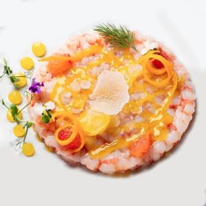 Carpaccio di Gambero Rosso di Mazara